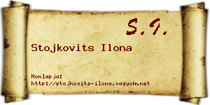 Stojkovits Ilona névjegykártya